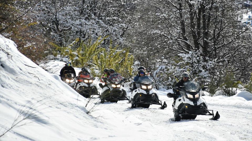 Fondue E Motos De Neve Ao Pôr Do Sol No Cerro Catedral foto 2