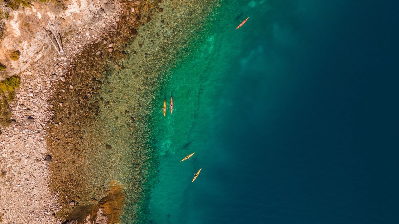 Kayak On Huemul Island (0)