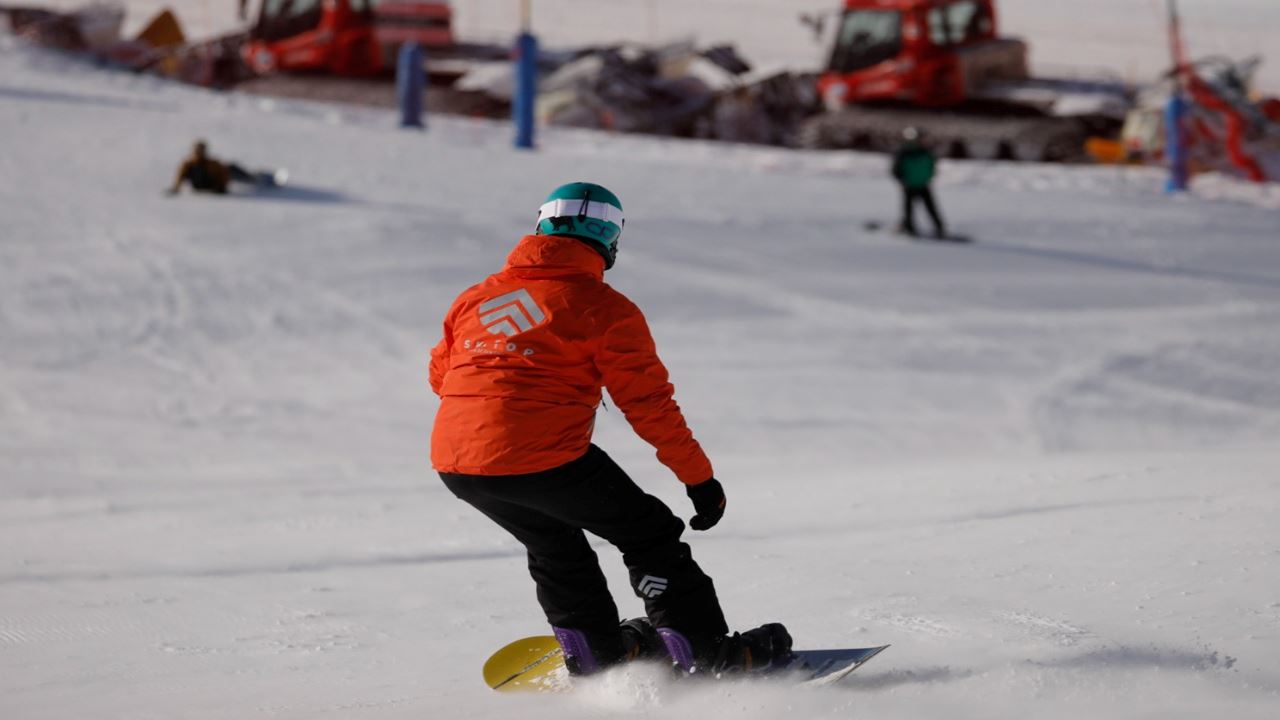 Snowboardtag Am Cerro Catedral foto 7