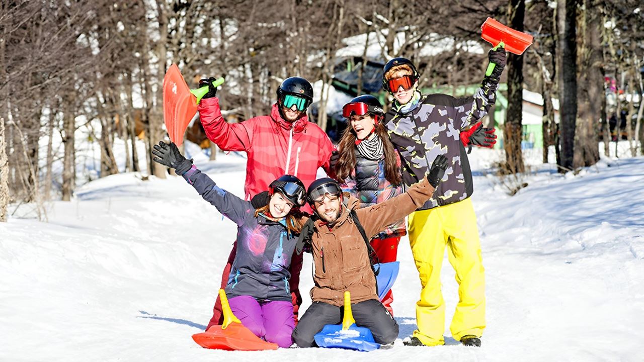 Snow Day At Piedras Blancas Winter Park