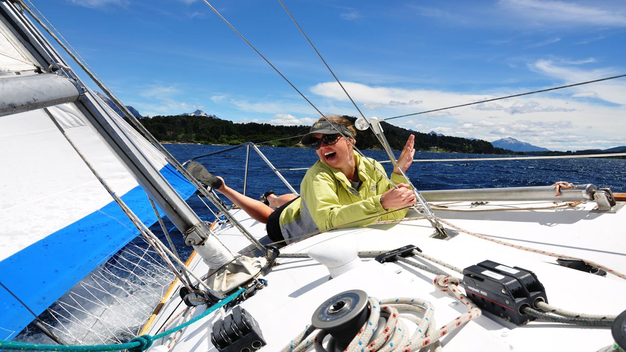 Sailing On Lake Nahuel Huapi